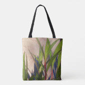 Bladeren en schaduwen tote bag (Achterkant)