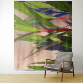 Bladeren en schaduwen wandkleed (In situ)