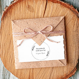 Bladeren en schoorsteen met liefdesrubber rubberstempel