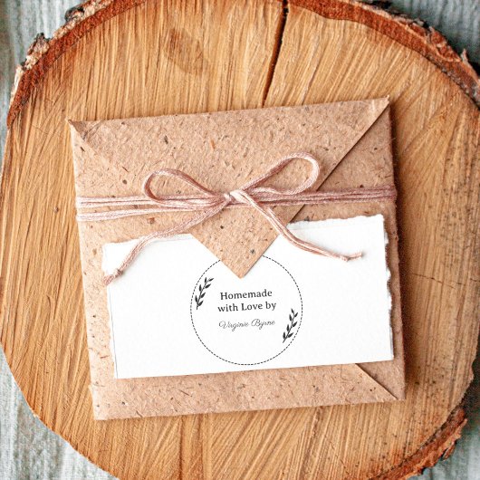 Bladeren en schoorsteen met liefdesrubber rubberstempel