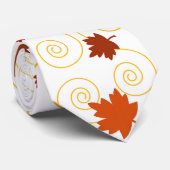 Bladeren en spiraalvormig — Stropdas (Opgerold)