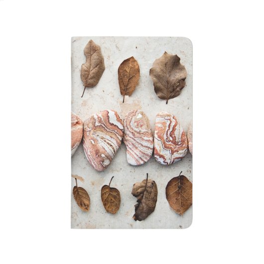 Bladeren en steen journal (Voorkant)
