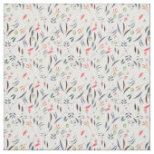 Bladeren en veren patroon stof (Swatch)