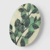 Bladeren en vertakkingen op de achtergrond van Cre Grote Klok (Hoek)