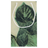 Bladeren en vertakkingen op de achtergrond van Cre Klein Cadeauzakje (Achterkant)