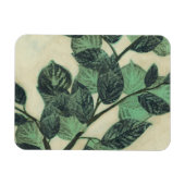 Bladeren en vertakkingen op de achtergrond van Cre Magneet (Horizontaal)