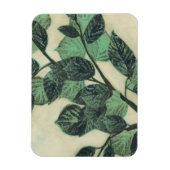 Bladeren en vertakkingen op de achtergrond van Cre Magneet (Verticaal)