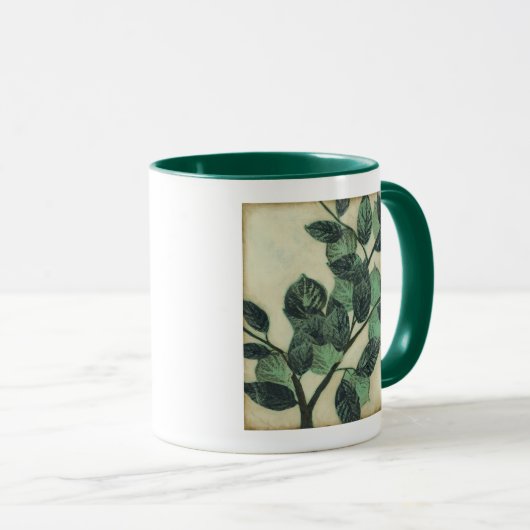 Bladeren en vertakkingen op de achtergrond van Cre Mok (Voorkant rechts)