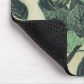 Bladeren en vertakkingen op de achtergrond van Cre Muismat (Hoek)