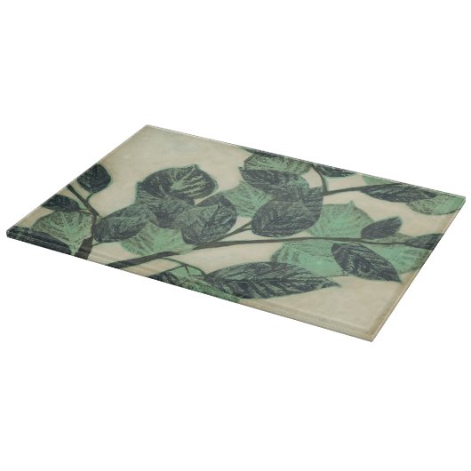 Bladeren en vertakkingen op de achtergrond van Cre Snijplank (Hoek)