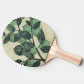 Bladeren en vertakkingen op de achtergrond van Cre Tafeltennisbatje (Zijkant)