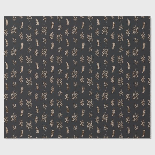 Bladeren en vertakkingen van papier (Vlak)