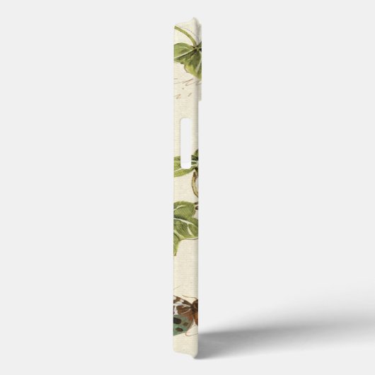 Bladeren en vlinder Case-Mate iPhone case (Achterkant / Rechts)