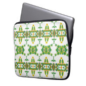 Bladeren en wolken laptop sleeve (Voorkant Links)