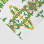 Bladeren en wolken tissuepapier (Detail)
