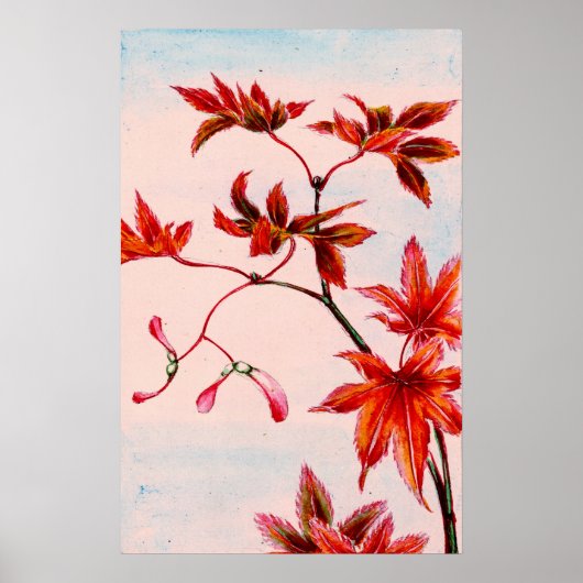 Bladeren en zaaigoed 1870 poster (Voorkant)