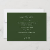 Bladeren & Eucalyptus Goud V Foto Opslaan van de D Save The Date (Achterkant)