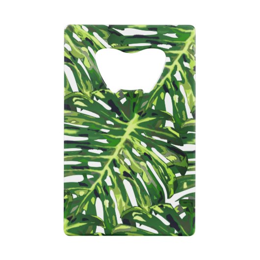 Bladeren Fles Opener Creditkaart Flessenopener (Voorkant)