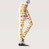 BLADEREN GEDRUKTE LEGGINGS (Rechts)