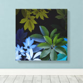 Bladeren gewikkeld doek canvas afdruk (Insitu (Houten vloer))