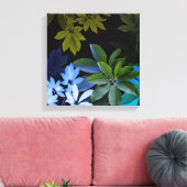 Bladeren gewikkeld doek canvas afdruk (Insitu (Woonkamer))