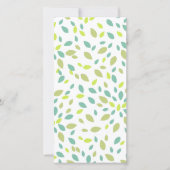 Bladeren (groen) bedankkaart (Voorkant)