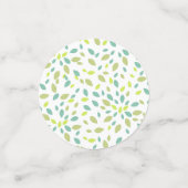 Bladeren (groen) confetti (Kleine voorkant)