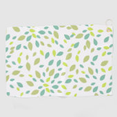 Bladeren (groen) golfhanddoek (Horizontaal)