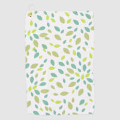 Bladeren (groen) golfhanddoek (Voorkant)