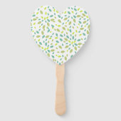 Bladeren (groen) handwaaier (Voorkant)