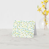Bladeren (groen) kaart (Gele Bloem)