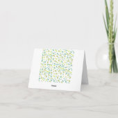 Bladeren (groen) kaart (Achterkant)
