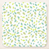 Bladeren (groen) kartonnen onderzetters (Voorkant)