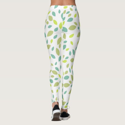 Bladeren (groen) leggings (Achterkant)