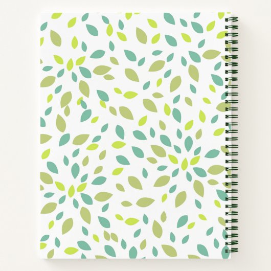 Bladeren (groen) notitieboek (Achterkant)