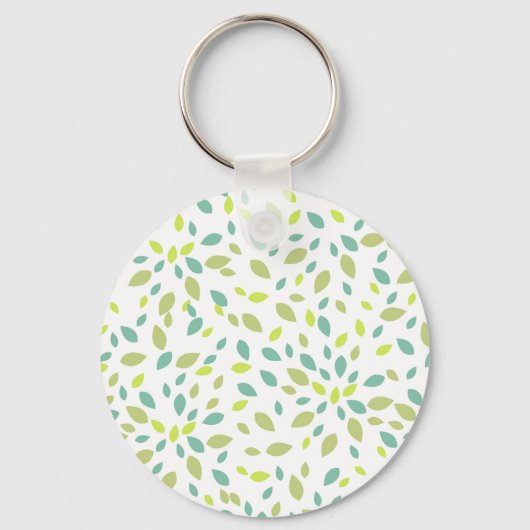 Bladeren (groen) sleutelhanger (Voorkant)