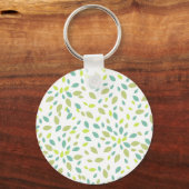 Bladeren (groen) sleutelhanger (Voorkant)