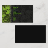 Bladeren - groen visitekaartje (Voorkant / Achterkant)