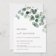 Bladeren Groene Aquarel Bloemen Moderne Boog