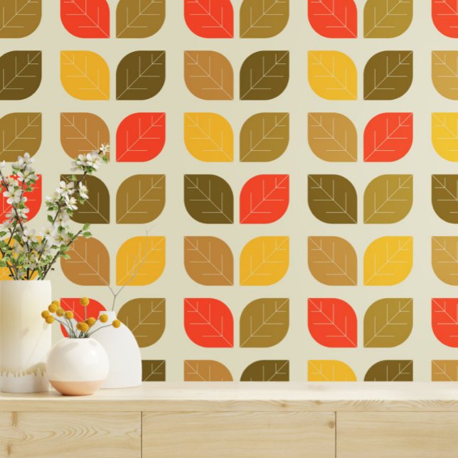 Bladeren Herfst Herfst Patroon Behang (Creator heeft geüpload)