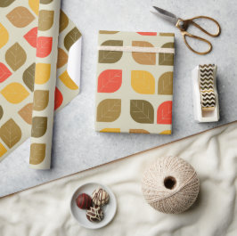 Bladeren Herfst Herfst Patroon Cadeaupapier