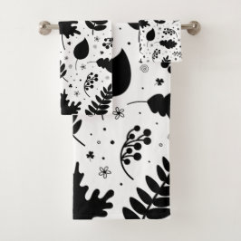 Bladeren Illustratie Bad Handdoek