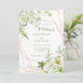 Bladeren in Aquarel Kaart (Staand voorkant)