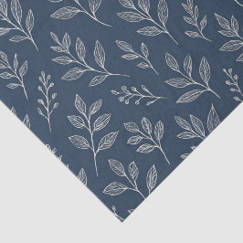 Bladeren in de botanie tissuepapier