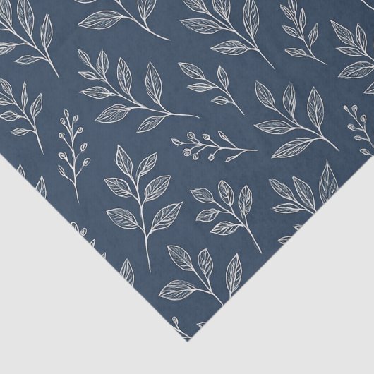 Bladeren in de botanie tissuepapier (Detail)