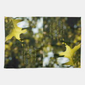 Bladeren in de ochtend zonlicht vers van Jesaja Theedoek (Horizontaal)