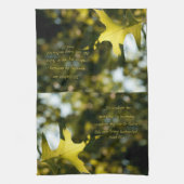 Bladeren in de ochtend zonlicht vers van Jesaja Theedoek (Verticaal)