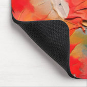 Bladeren In De Wind – Abstracte Herfstbeweging Muismat (Hoek)