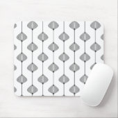 Bladeren in grijs muismat (Met muis)