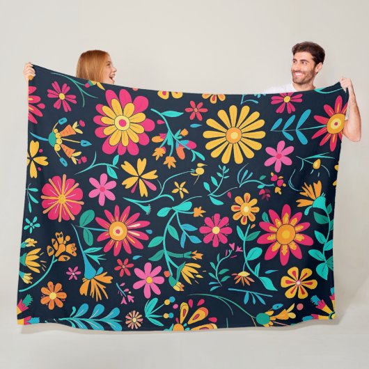 Bladeren in Harmony 60x80 Fleece Deken (In situ)